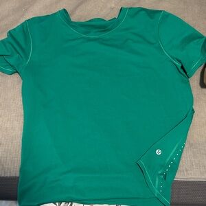 lululemon athletica Green Short Sleeve Tee